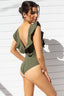 Seabreeze Plunge Neckline One Piece Swimsuit